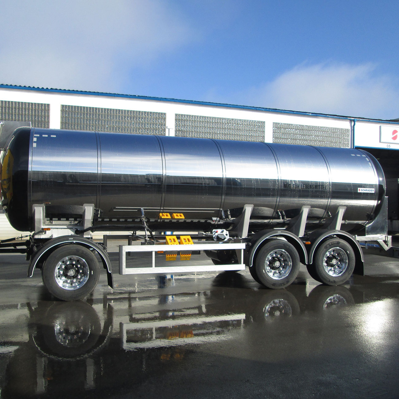 Причіп-цистерна з нержавіючої сталі Schrader, фото 1