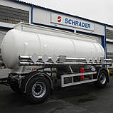 Причіп-цистерна з нержавіючої сталі Schrader, фото 2