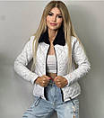 Стильна демісезонна коротка куртка жіноча без капюшона "Marissa", фото 7