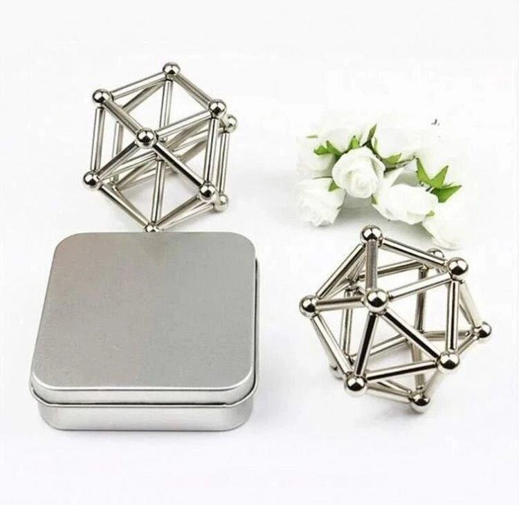 Магнітний конструктор Neo 63 деталей, фото 1