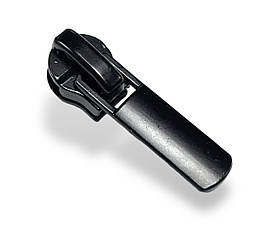 Бігунок для спіральної блискавки №5 Взуттєвої посилений Прямий колір чорний