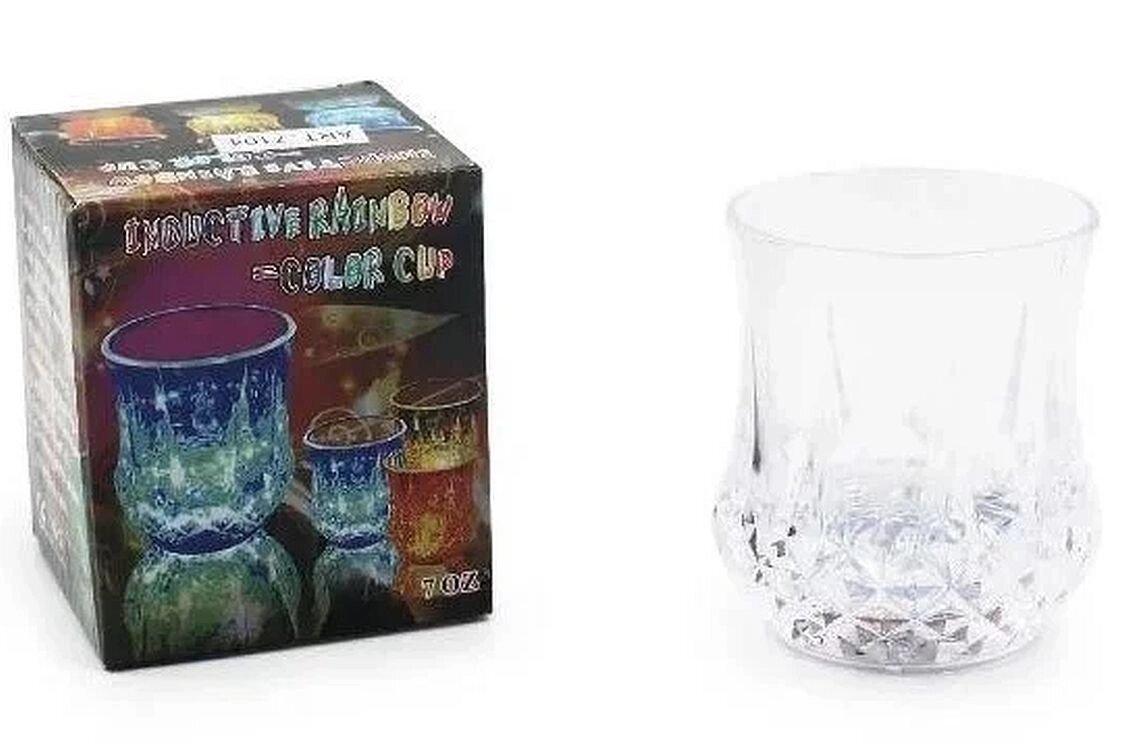 Стакан із підсвічуванням Flash cup пластиковий, прозорий
