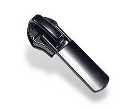 Бігунок для спіральної блискавки №5 Взуттєвої посилений Прямий колір темний нікель