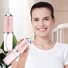Іригатор для ротової порожнини акумуляторний Oral Irrigator Рожевий, апарат для промивання порожнини рота