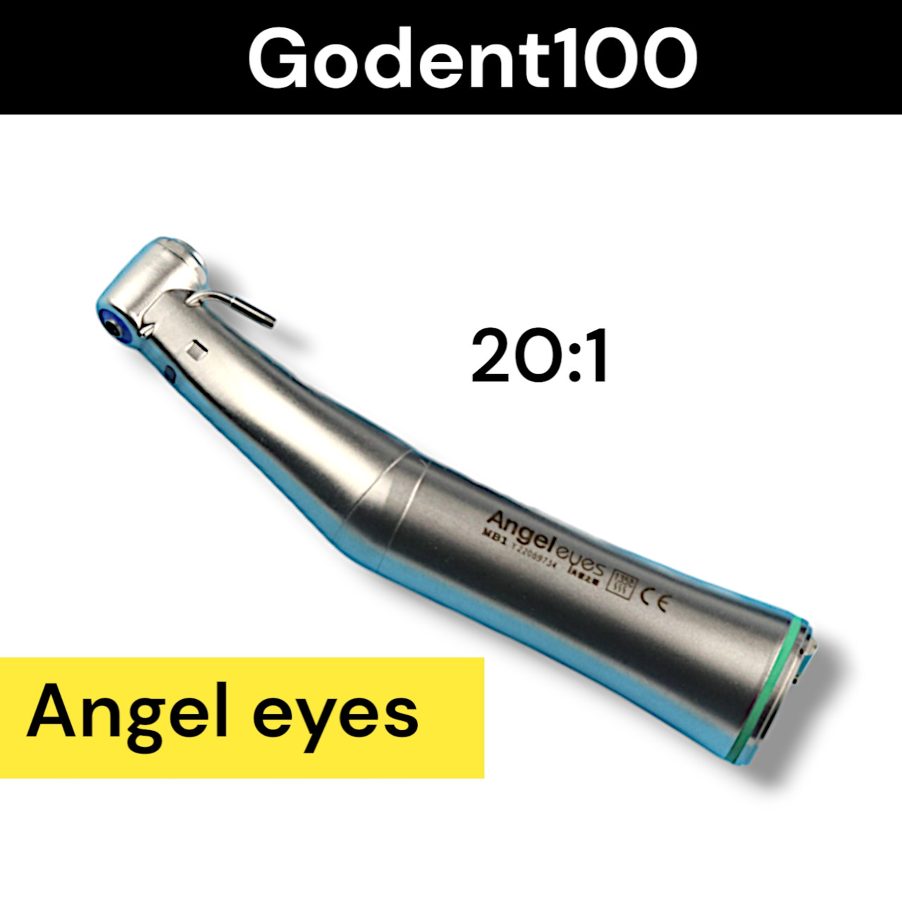 Кутовий наконечник хірургічний (20:1) понижуючий фіброоптика LED для імплантації