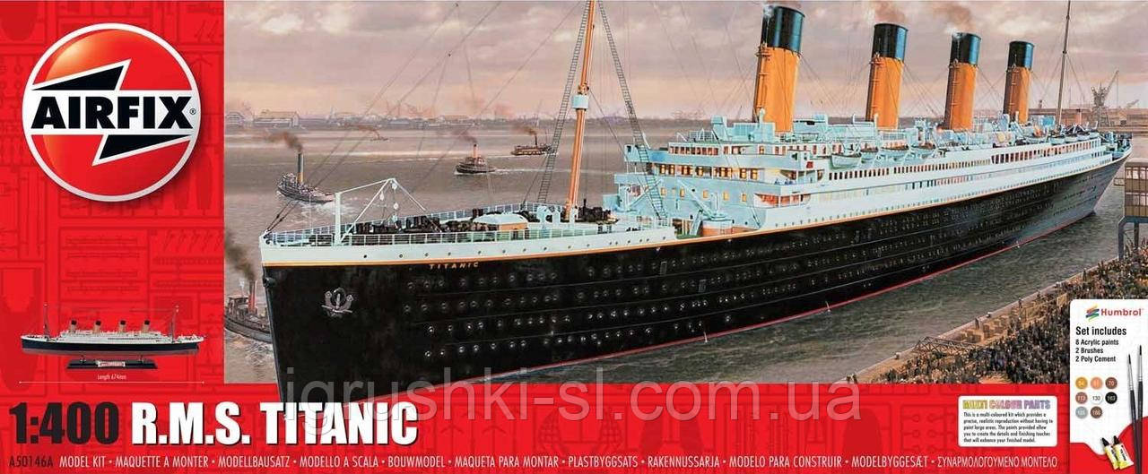 Збірна модель (1:400) Корабель "R.M.S. Titanic" (Подарунковий набір)
