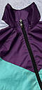 Фіолетовий спортивний чоловічий костюм олімпійка штани з принтом, фото 6