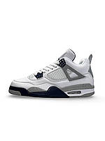 Чоловічі кросівки Nike Air Jordan 4 Retro White Blue
