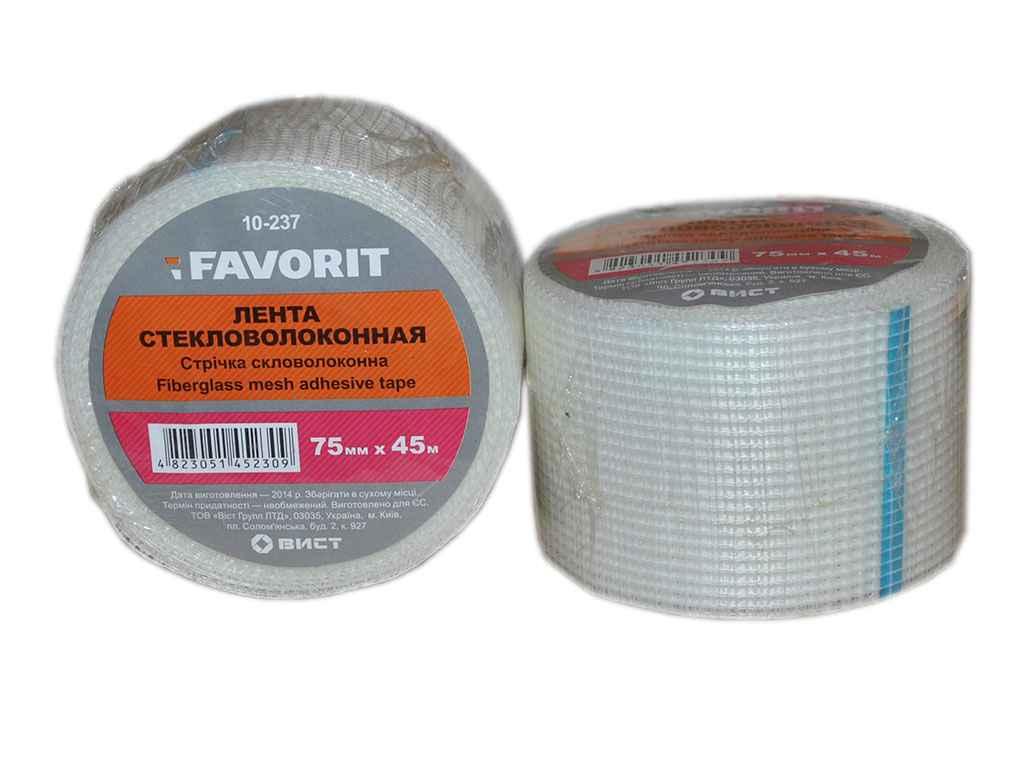 Стрічка скловолоконна 75мм х 45м 10-237 ТМ FAVORIT, фото 1