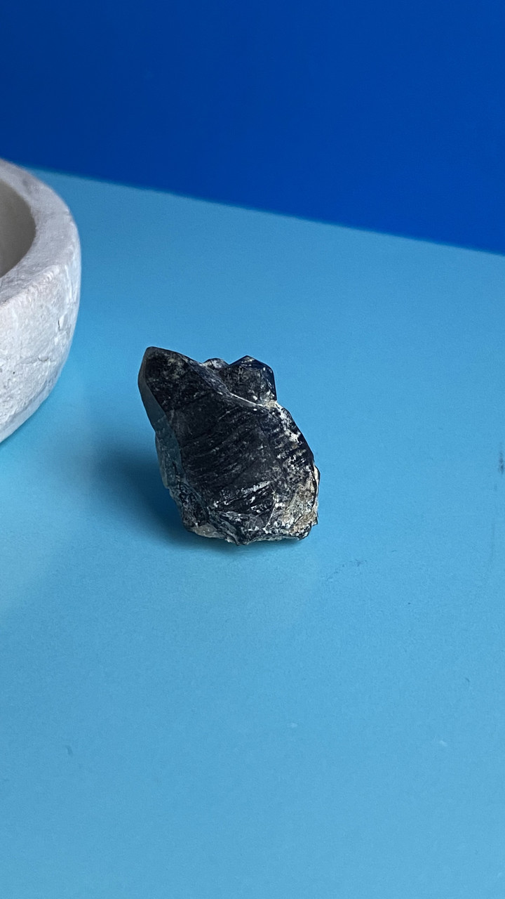 Моріон камінь натуральний 22*13*11 мм. кристал моріону необроблений, фото 1