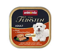 Консерва Animonda Vom Feinsten Adult with Beef + chicken filet для собак, с говядиной и филе курицы, 150г