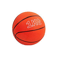 Медбол "медицинский мяч-слэмбол без отскока" EasyFit EF-8407-1, 1 кг, Vse-detyam