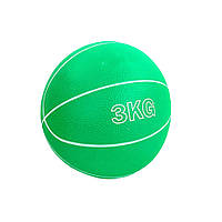 Медбол "медицинский мяч-слэмбол без отскока" EasyFit EF-8407-3, 3 кг , Vse-detyam