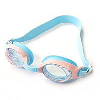 Очки для плавания детские Leacco розово-голубые