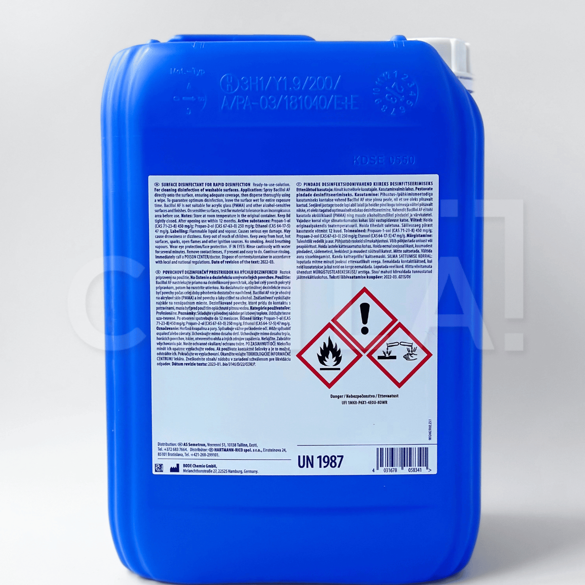 Бациллол АФ (5000 мл) Германия - средство для дезинфекции поверхностей и инструмента - фото 2 - id-p1014540098