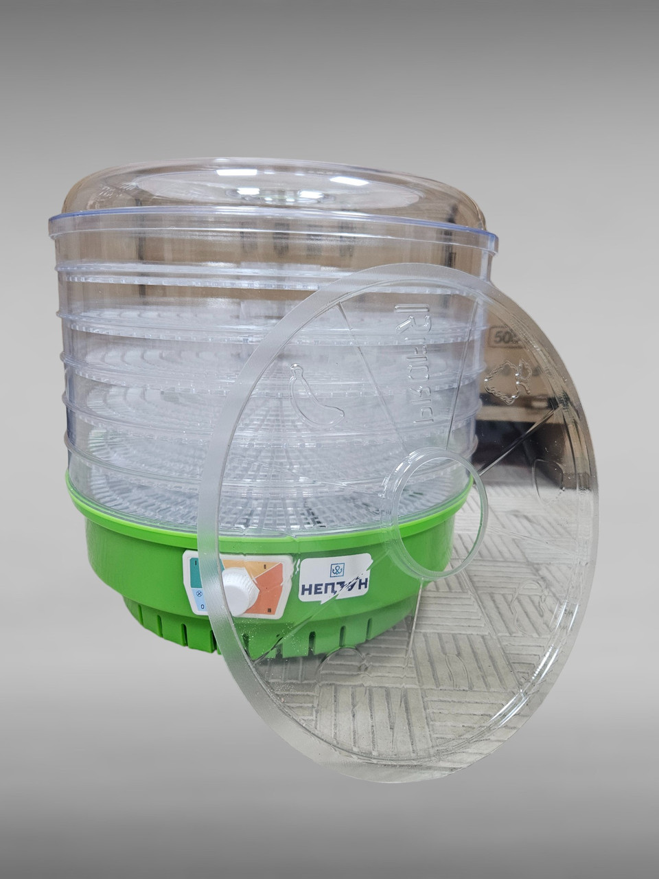 Сушарка для овочів та фруктів «Нептун» 660 Вт, 6 лотків, об'єм 25 л – електросушарка для домашнього використання, фото 1