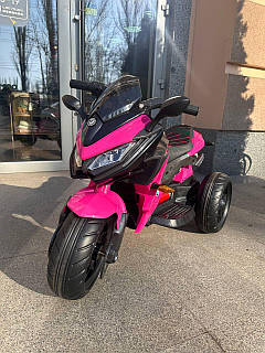 Мотоцикл дитячий електричний трицикл M 4274 EL, Рожевий