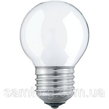 Лампа кулька 25W E27 230V P45 FR матова, фото 1