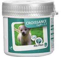 Витамины Pet Phos CROISSANCE Ca/P =1.3 для щенков, 100 таблеток