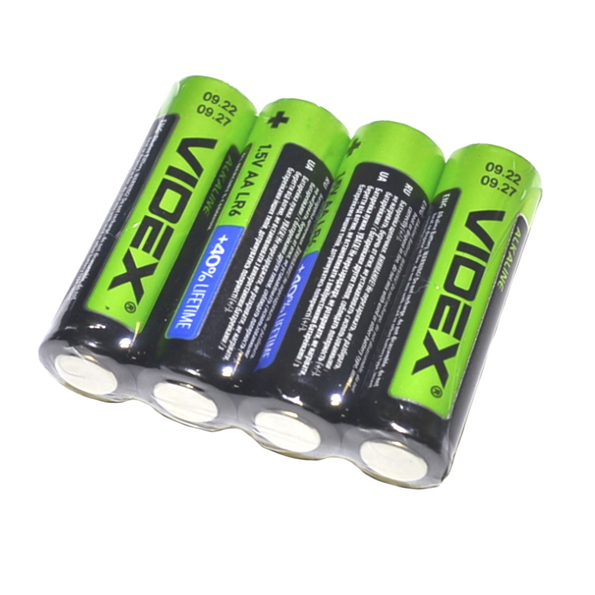 Батарейка LR06/AA лужна / Alkaline "Videx" 4шт/уп, фото 1