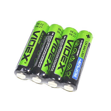 Батарейка LR03/AAA лужна / Alkaline "Videx" 4шт/уп