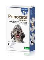 Препарат Принокат KRKA капли спот-он для собак от блох от 25 до 40 кг. 400мг/100мг/4мл 3 пип