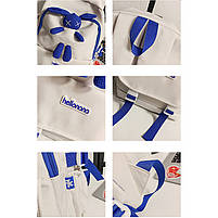 Рюкзак Lesko 608833 Hellonana White з брелоком підлітковий білий 1 шт., фото 7