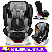 Детское автокресло вращающееся в машину от 0 до 36 кг ORBIT BLACK 01 WayBay