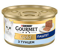 Влажный корм для взрослых кошек Purina Gourmet Gold Паштет с тунцом 12 шт по 85 г