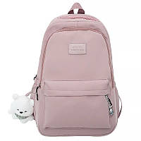 Рюкзак Lesko 633227 Pink 20-35L с брелком подростковый