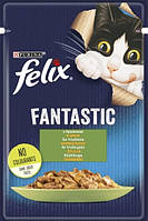 Влажный корм для взрослых кошек Purina Felix Fantastic с кроликом в желе 13 шт по 85 г