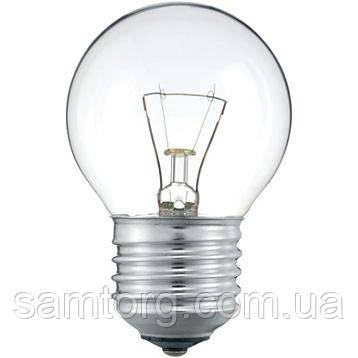 Лампа кулька 40W E27 230V P45 CL, фото 1
