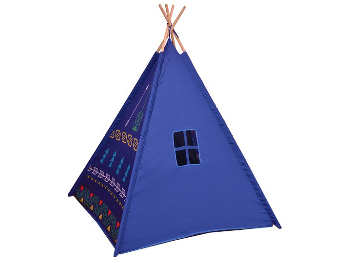 ПАЛАТКА WIGWAM / TIPI, Детская палатка вигвам, Вигвам палатка синяя, Детская игровая палатка WayBay - фото 1 - id-p2094833358