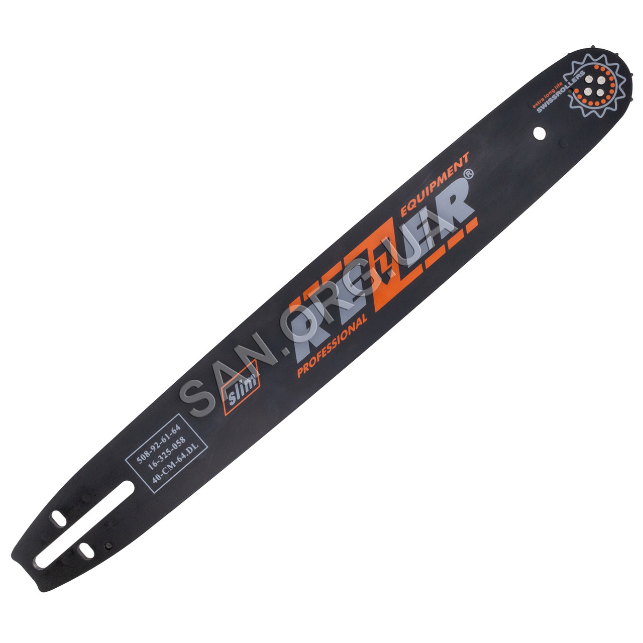 Шина на бензопилу 40 см (16") REZER 64 ланки паз 1.5 мм крок 325, фото 1