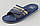 Шльопанці чоловічі на липучці сині Sahab SH24-004M Сахаб Розміри 41 43 44 45 маломір на розмір, фото 2