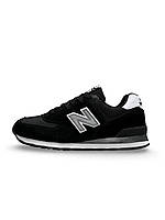 Чоловічі кросівки New Balance 574 Black White Gray Reflective