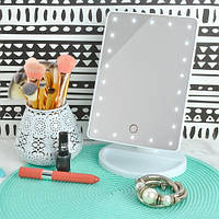 Светодиодное зеркало Soulima L22066 10,5 дюйма с подсветкой для макияжа 22 светодиода Белый WayBay