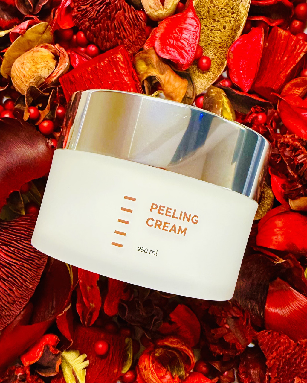 Holy Land Cosmetics Peeling Cream.Холі Ленд Крем-Пілінг-гойдалка, скатка для обличчя.Розлив 30g