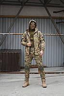 Мужской костюм в комплекте для всу Terra Hot, армейский зимний тактический полный боевой комплект на флисе 3XL