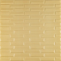 3д панели самоклейка, самоклеющиеся 3D панели для стен под кладку 700x770x7 мм, Желто-песочный (032)