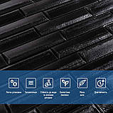 3D панель самоклеюча кладка 700х770х7мм Чорна (038) SW-00000303, фото 4