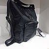 Сумка рюкзак жіноча чорна на плече на одну ручку 2 в 1 з кишенями 37х32х14 см Dolly 655, фото 9