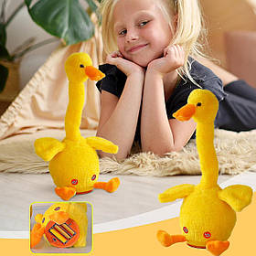 Іграшка повторюшка танцюючий Гусак з LED підсвічуванням та USB зарядкою 32*15*12см