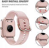 Годинник SmartWatch ID205L рожевий водонепроникний, фото 7