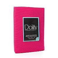 Чехол на кушетку на резинке Doily® (Дойли), спанбонд, 80 г/м2, размер 0.8х2.1 м, цвет: малиновый