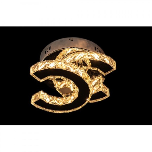 Стельова світлодіодна люстра світильник із кришталем Linisoln D-3, фото 1