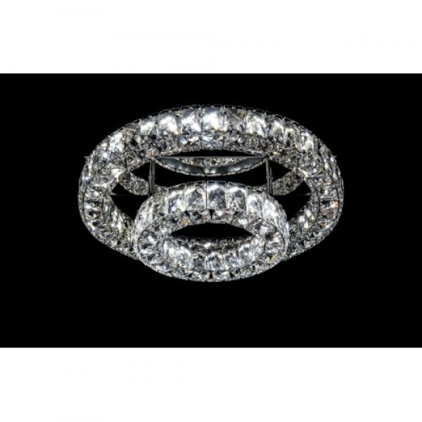 Стельова світлодіодна люстра світильник із кришталем Linisoln 7708-2А, фото 1