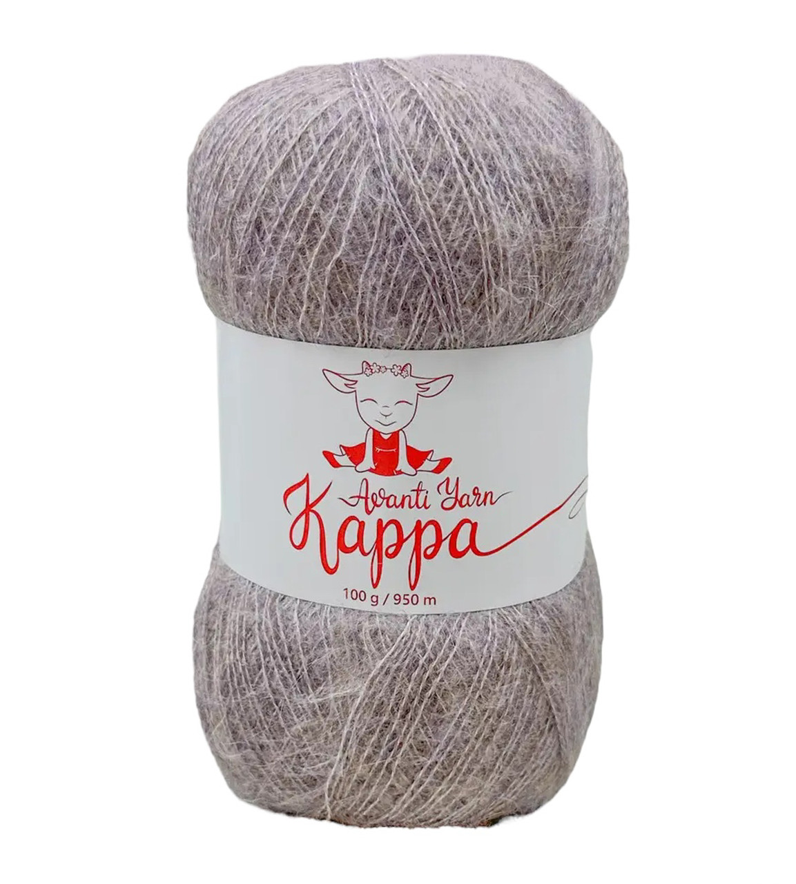 Avanti Yarn KAPPA (Аванті Ярн Каппа) № 55 бузковий меланж (Пряжа з мохером, нитки для в'язання)