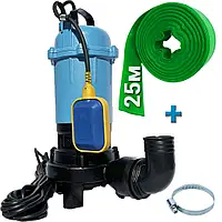 Дренажний фекальний каналізаційний занурювальний насос EXPERT PUMP WQDC 15-12-2 з ножем (ріжучим механізмом)