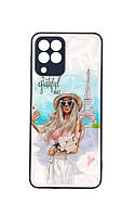 Чехол Prisma для телефона Samsung Galaxy M33 5G / M336 бампер рисунок lady Paris